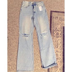 Bohme vervet straight leg jean size 27 no stretch, true jean feel